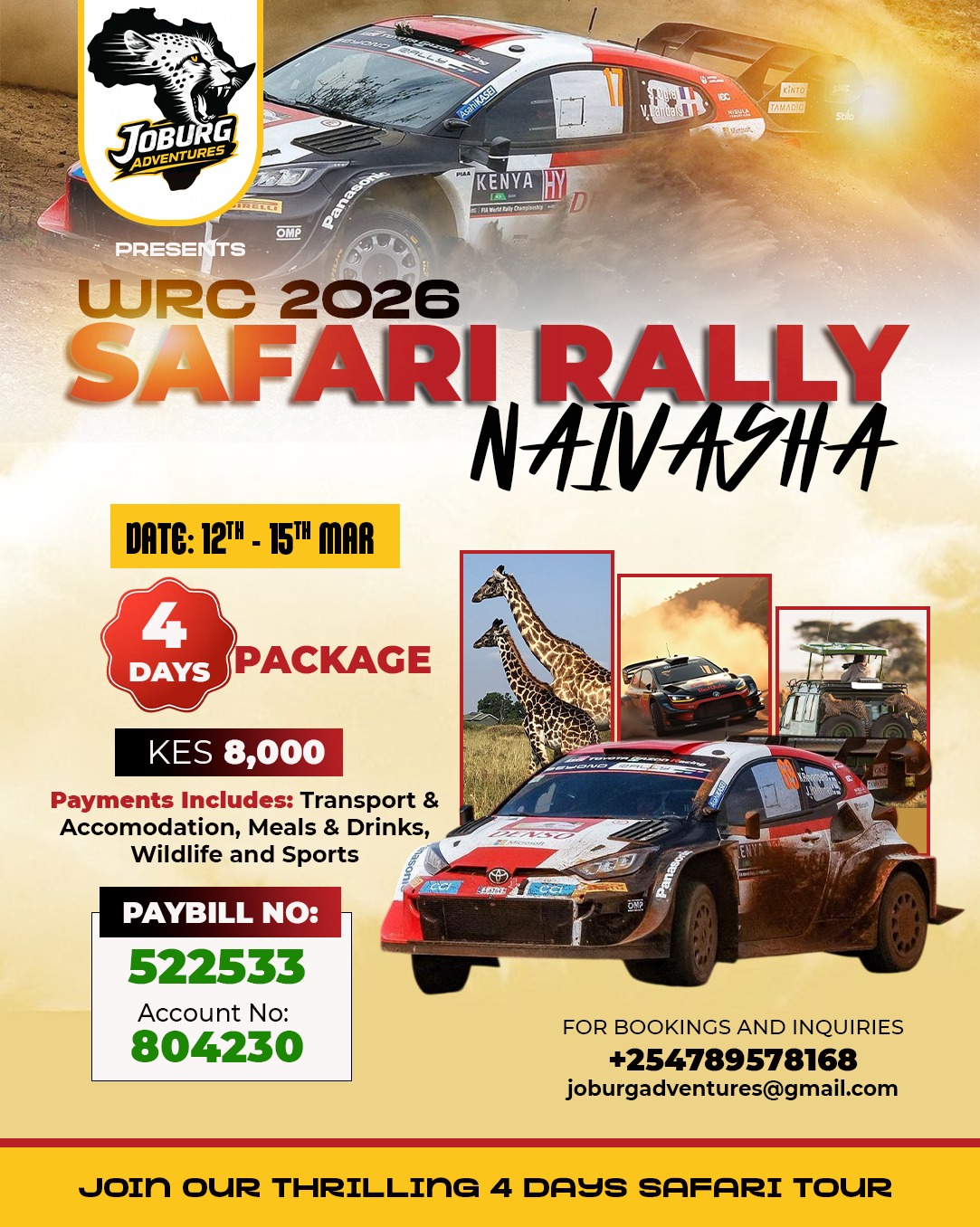 Safari Rally Design